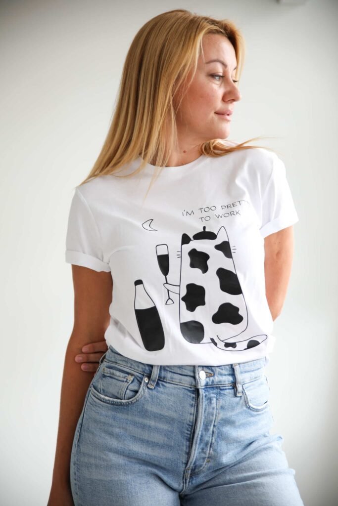 Too Pretty To Work T-Shirt - Image 3